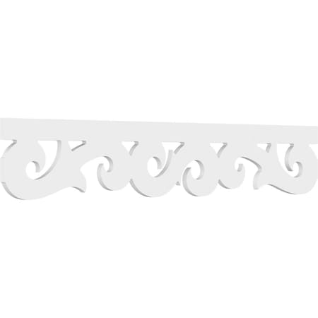 Ekena Millwork Hemlock Architectural Grade PVC Running Trim, 8"H x 5/8"P x 48"L RUNP08X0625X48HEM